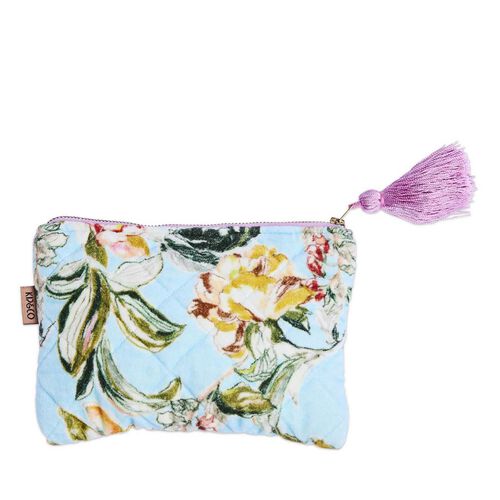 Kip&Co Somerset Blue Velvet Cosmetics Purse